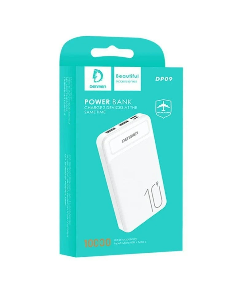 VDENMENV Power Bank 10K mAh DP09