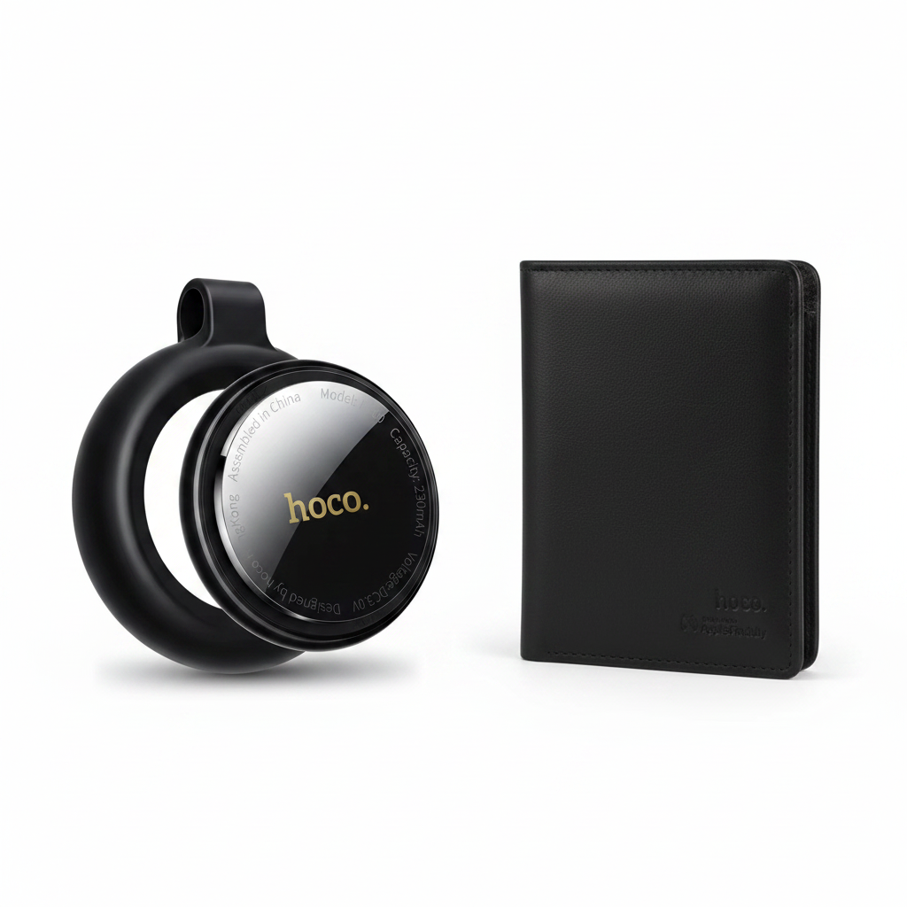 Apple Tracker Kit – HOCO GPS Tracker + GPS Wallet