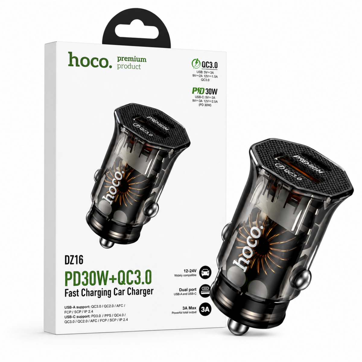 HOCO Car Charger 30W