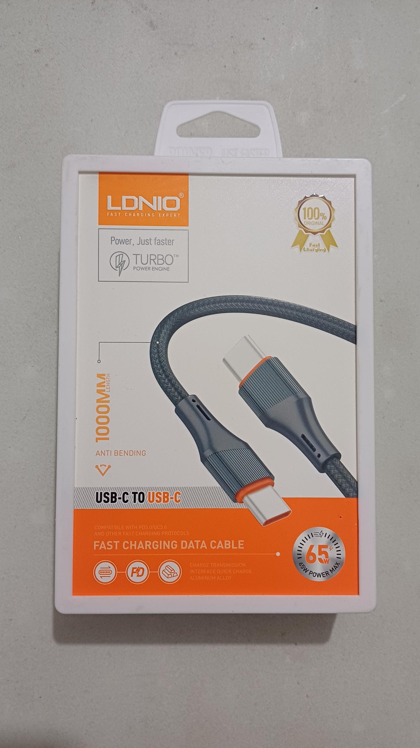 LDNIO USB-C to USB-C Cable