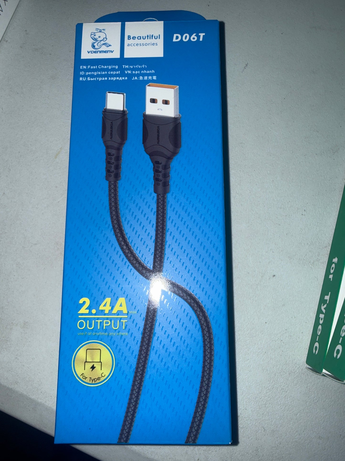 DENMEN Cable USB to Type-C D01T