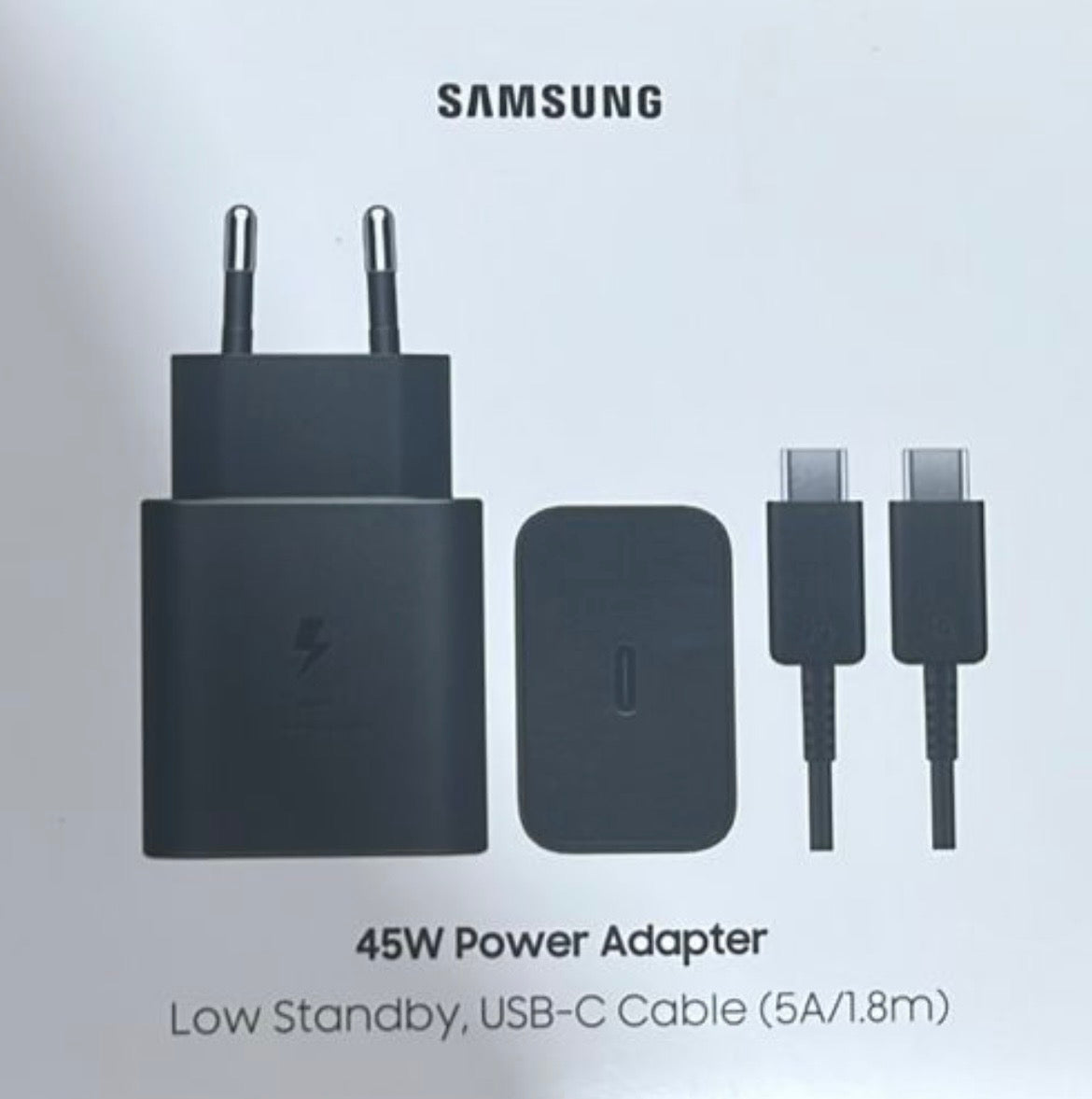 SAMSUNG Original Adapter, USB-C Cable