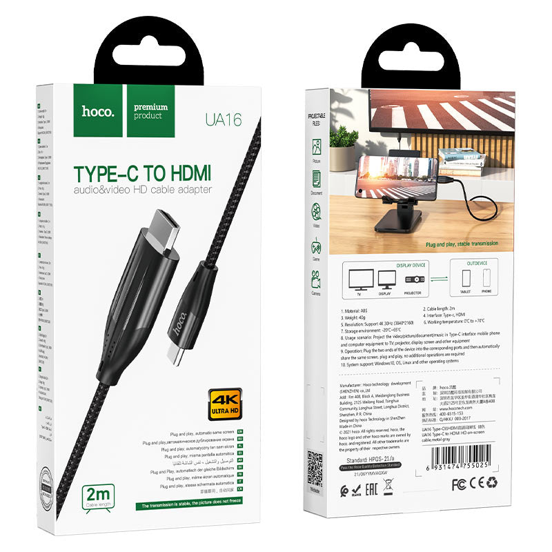 HOCO Type-c to hdtv Cable UA16