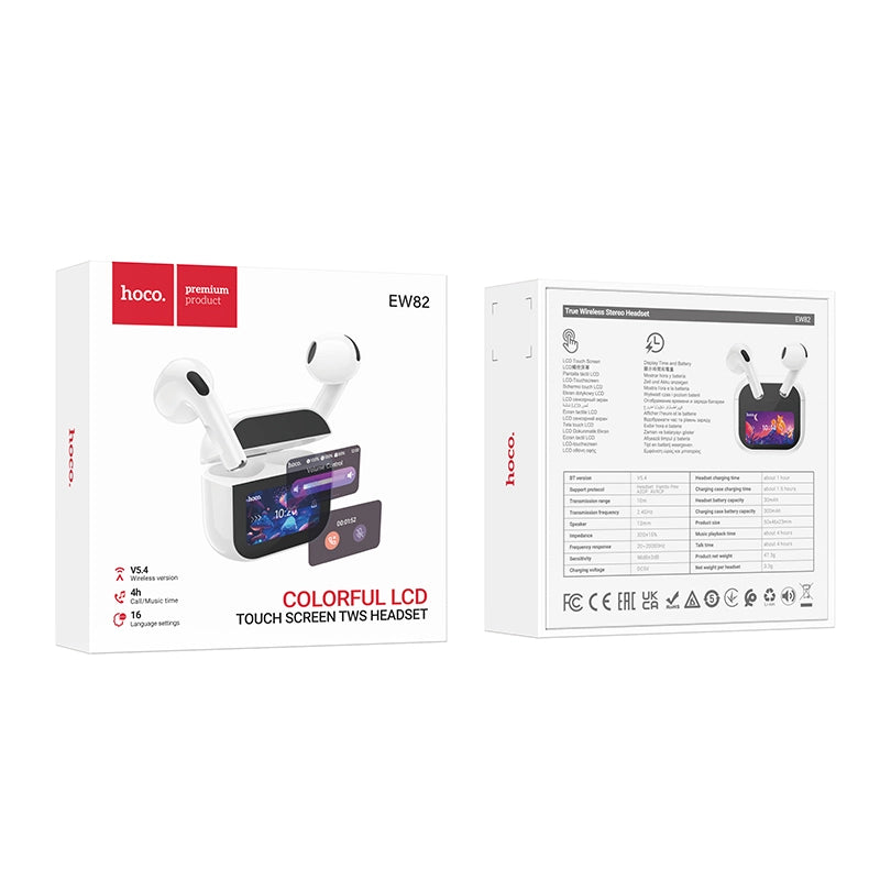HOCO Sparkle Touch Screen True Wireless Earbuds EW82