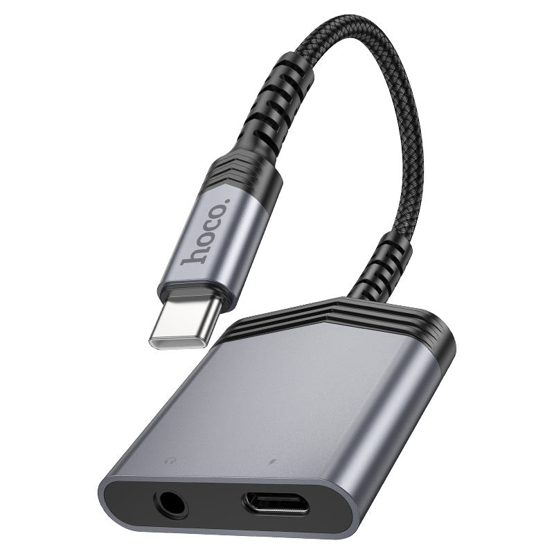 HOCO 2-in-1 USB-C to USB-C & 3.5mm Female LS39