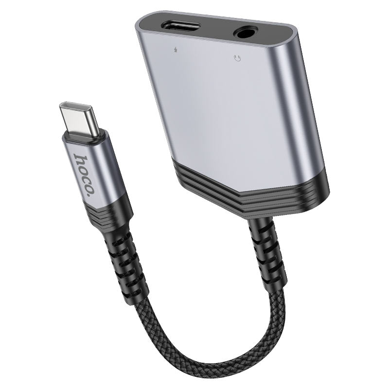 HOCO 2-in-1 USB-C to USB-C & 3.5mm Female LS39