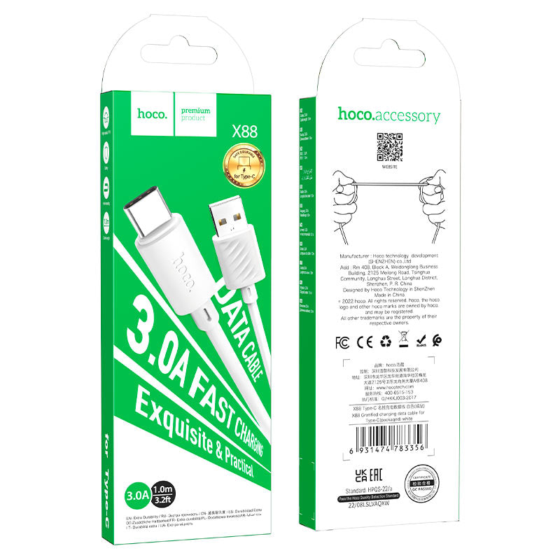 HOCO Cable USB to Type-C X88