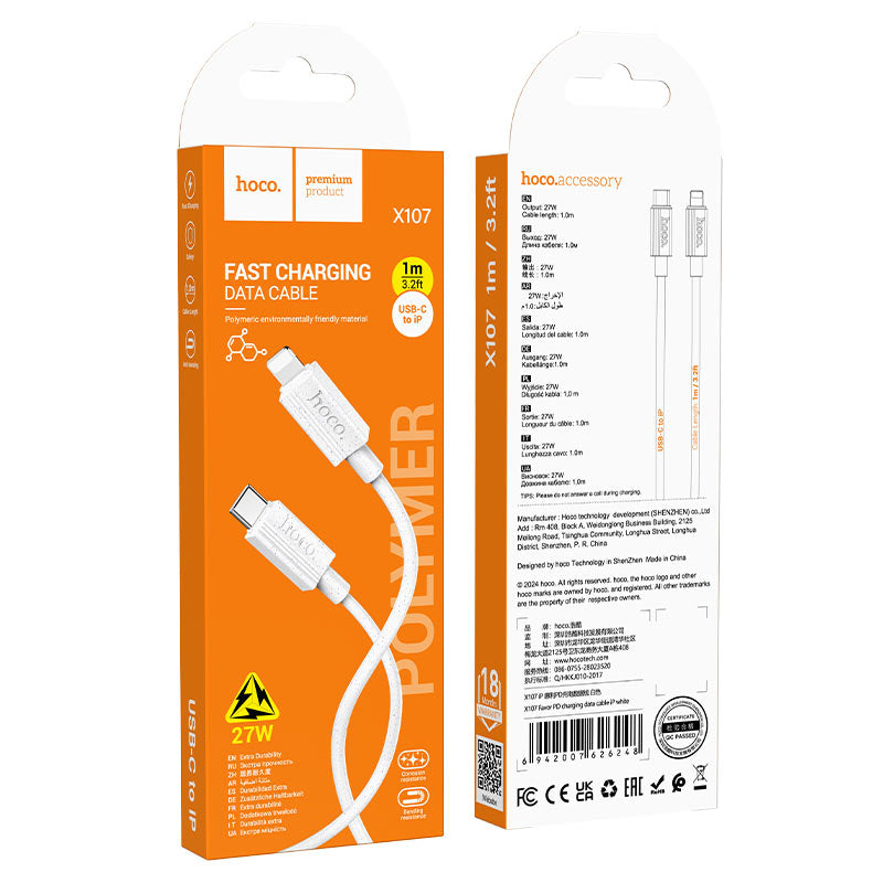 HOCO Cable Type-c to Lightning X107