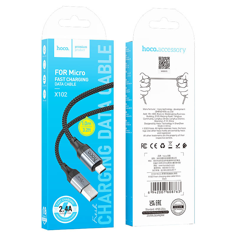 HOCO Cable USB to Micro X102