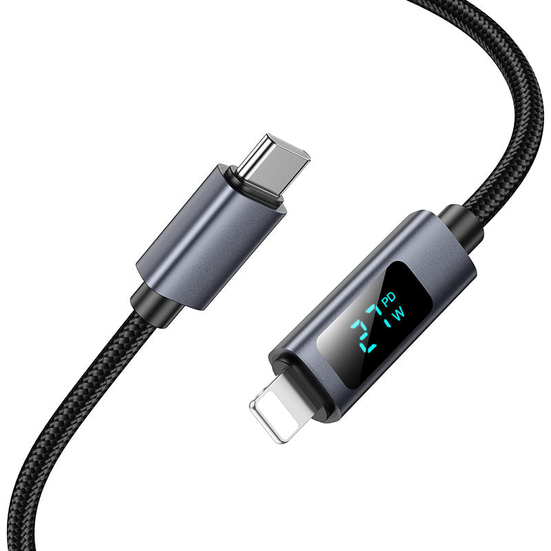 HOCO 27w Cable Type-c to Lightning with Power Display