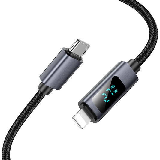 HOCO 27w Cable Type-c to Lightning with Power Display