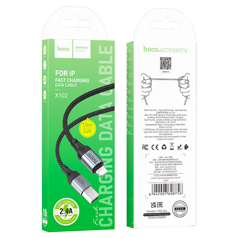 HOCO Cable USB to Lightning X102