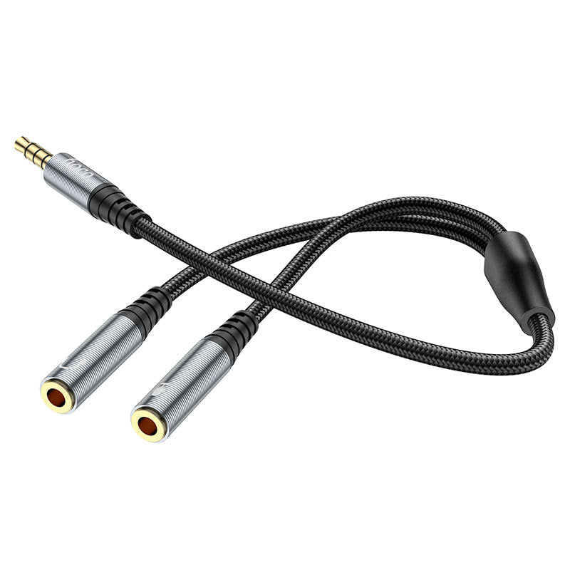 HOCO 2-in-1 3.5 Audio Cable Male to 2 Female UPA21
