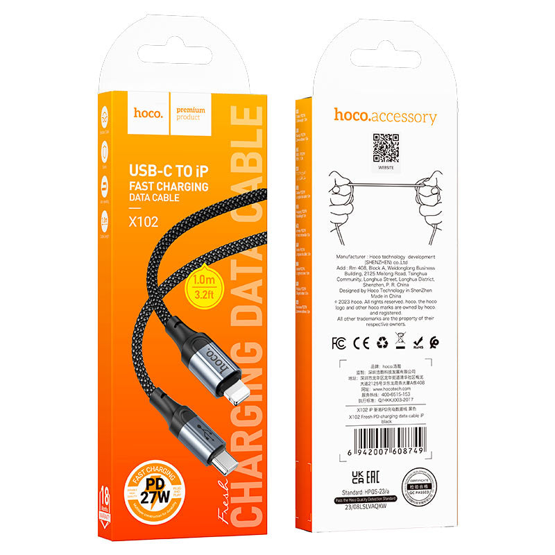 HOCO Cable Type-C to Lightning X102
