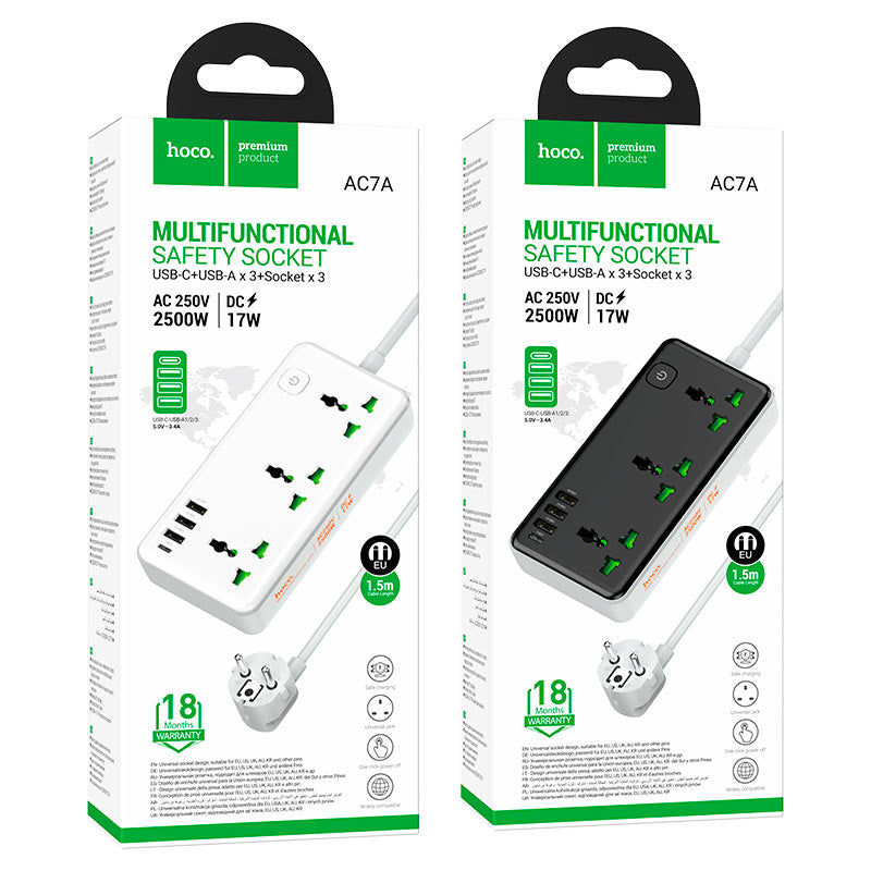 HOCO Multifunctional Socket AC7A