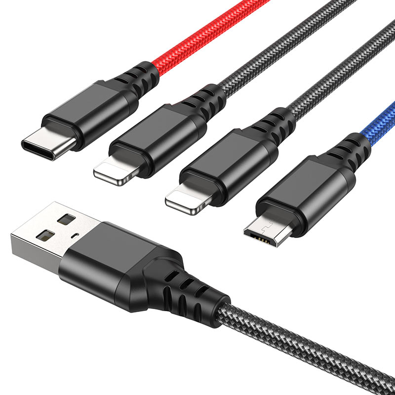 HOCO 4-in-1 cable X76