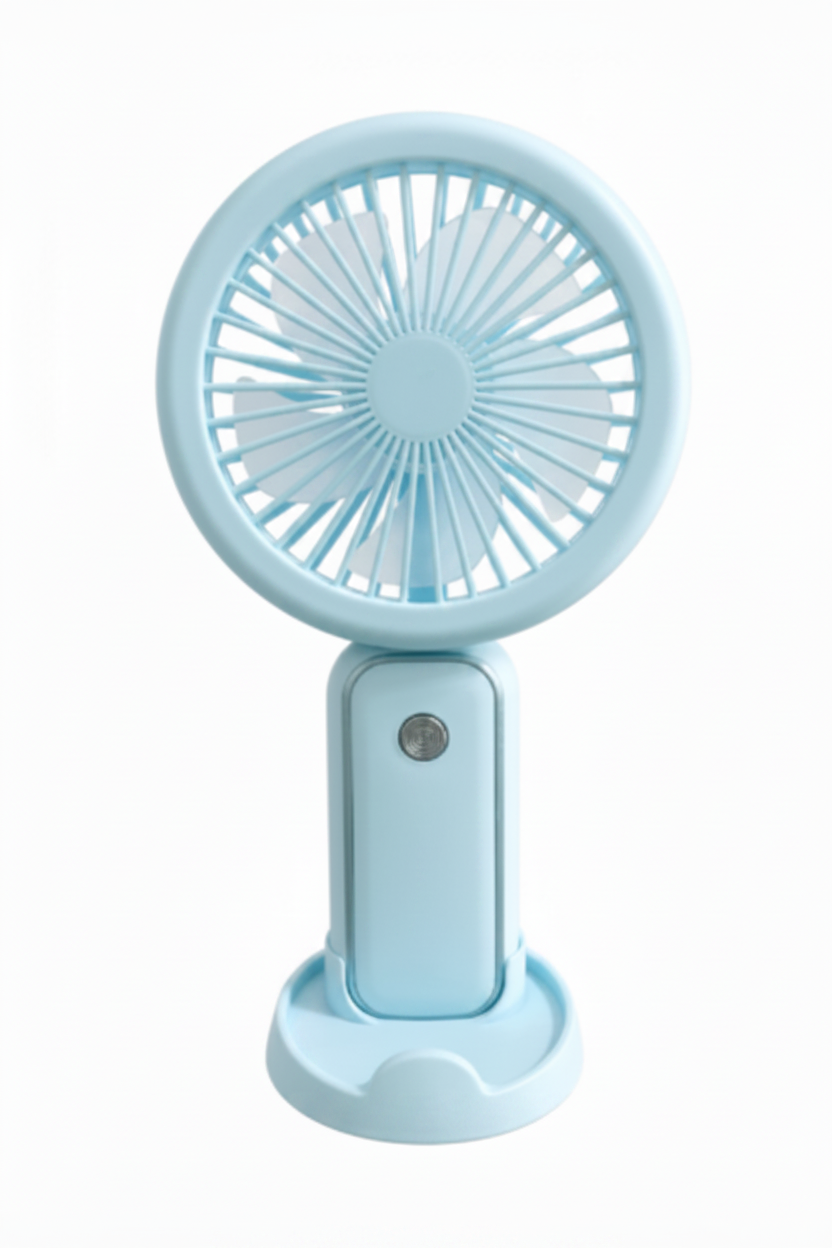Mini Portable Handheld Fan in Light Blue