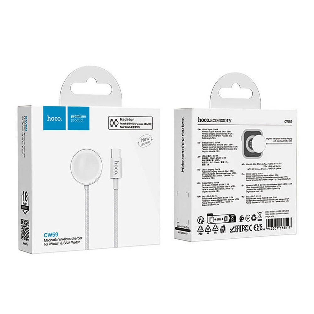 HOCO magnetic wireless charger for watch CW59