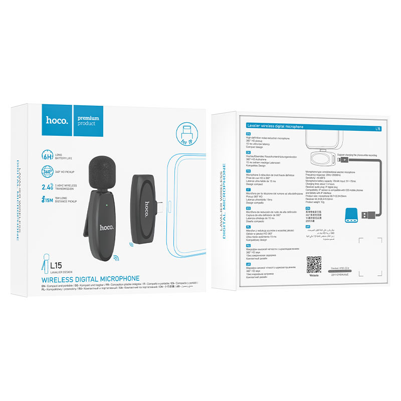 HOCO Wireless Digital Microphone L15