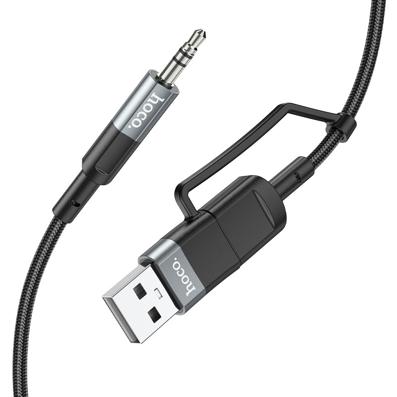 HOCO Type C / USB / AUX Digital Audio Conversion Cable UPA23