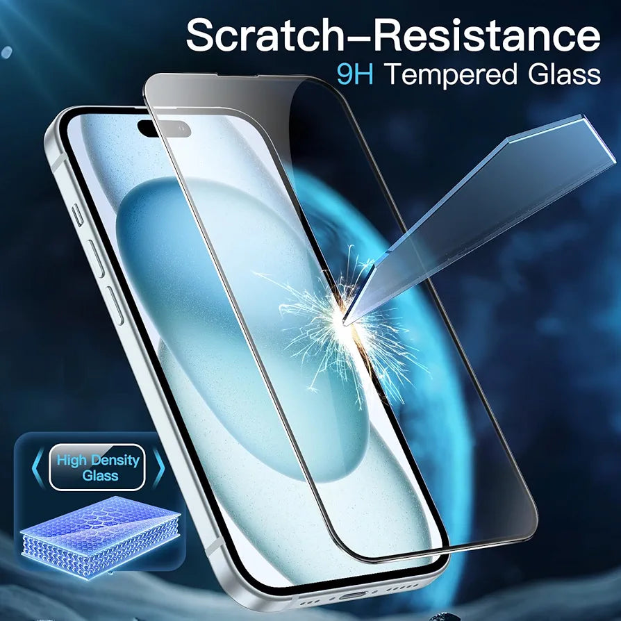 Privacy self installing screen protector
